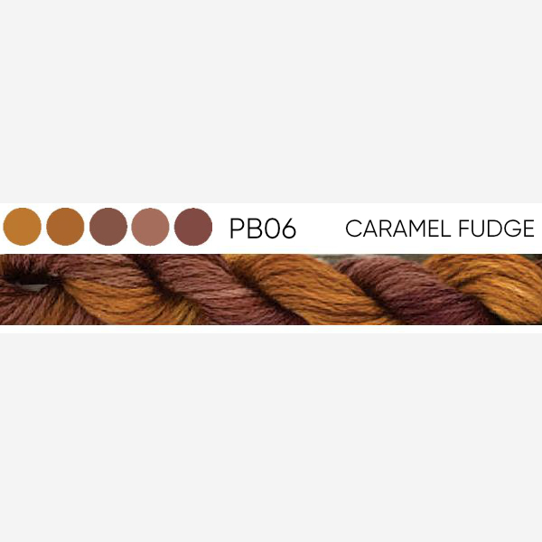 PB06 Caramel Fudge – 6 Stranded Cotton