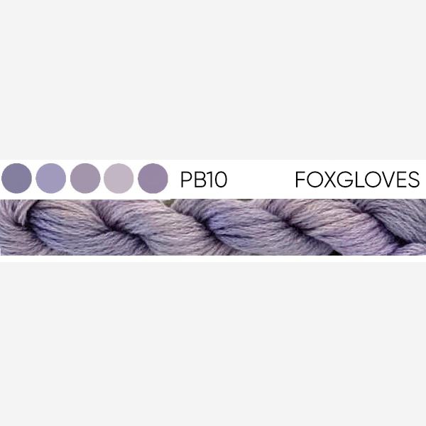 PB10 Foxgloves – 6 Stranded Cotton