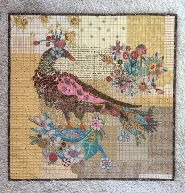 Pheasant Collage Pattern by Laura Heine
