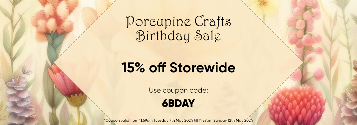 15% off Storewide
Use coupon code: 6BDAY