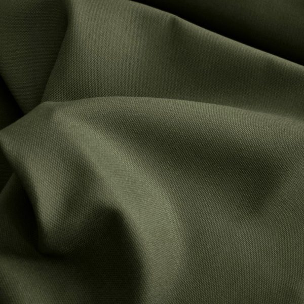 Oxford Cotton Canvas – Olive Green
