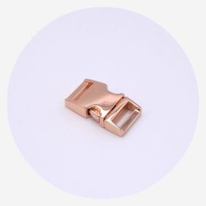15mm Side Release Clips – Rose Gold