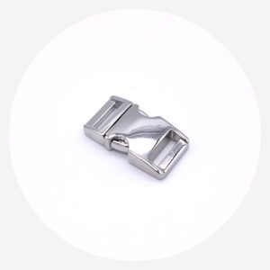 15mm Side Release Clips – Silver