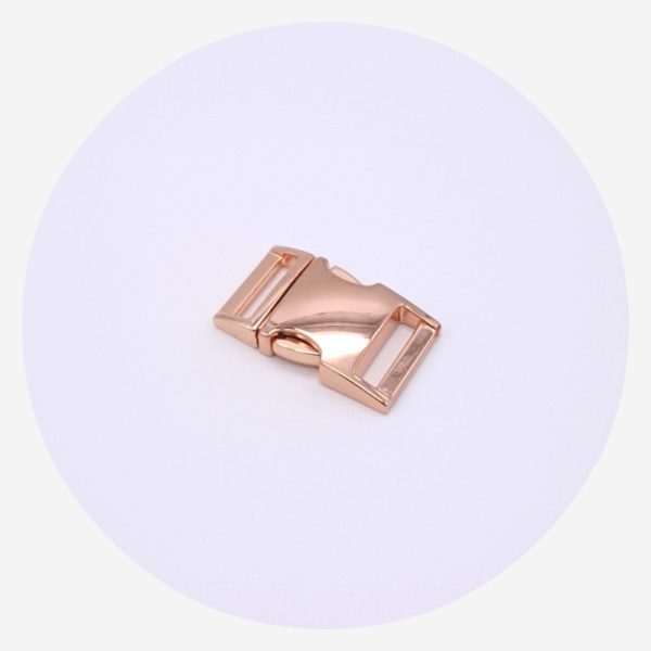 20mm (3/4in) Side Release Clips – Rose Gold
