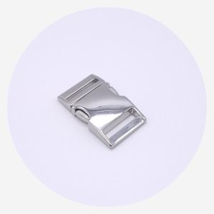 25mm (1in) Side Release Clips – Silver