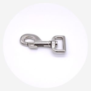 26mm Swivel Dog Clip – Silver – 10 pack