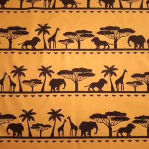 Recycled Poly Spandex – African Animals